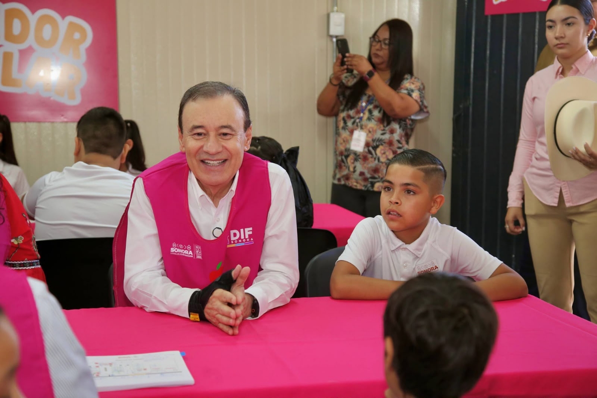 Garantiza Durazo alimentación escolar para estudiantes de Sonora; entrega más de 12.8 millones de raciones este año