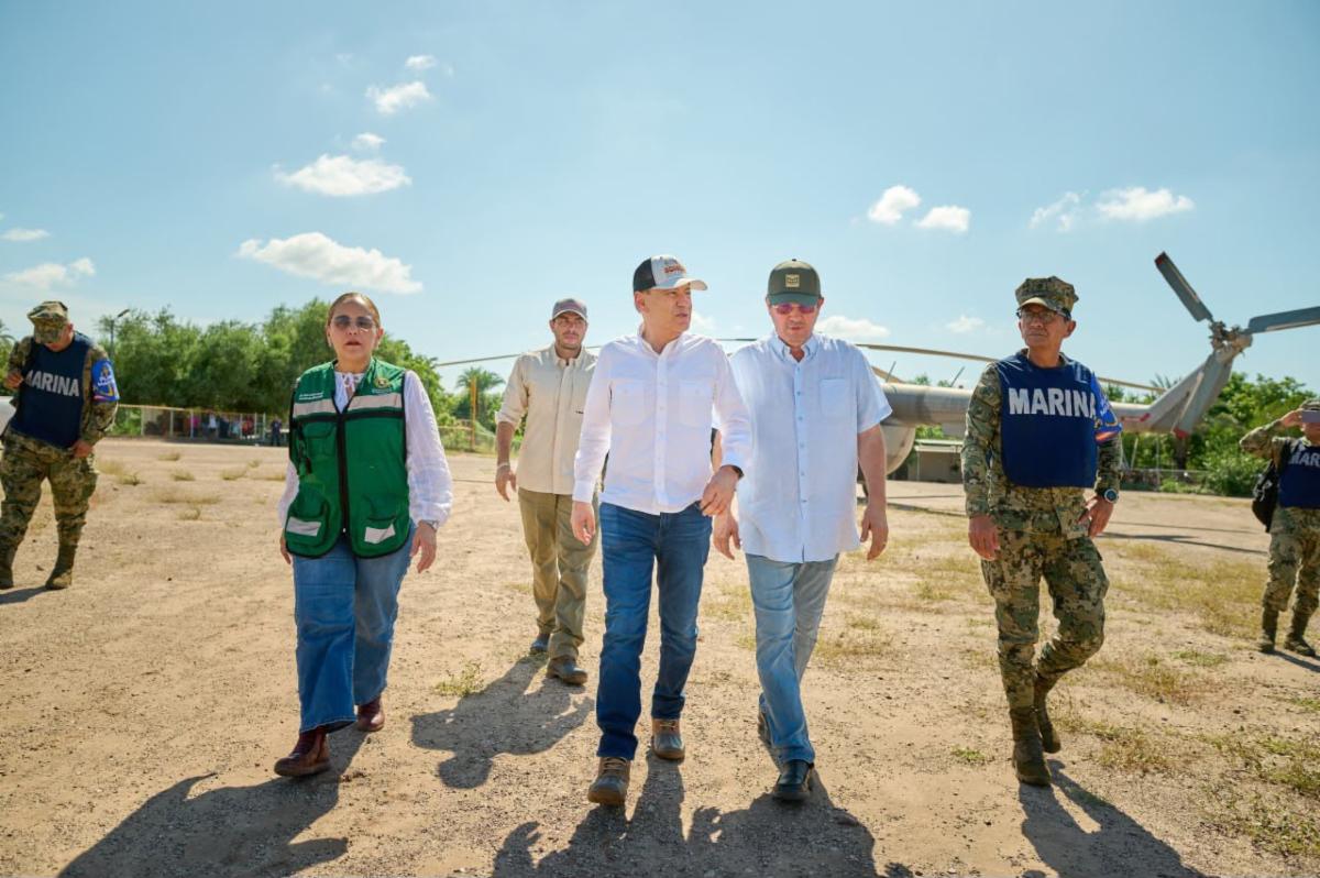 Encabeza Gobernador Durazo acciones de recuperación de comunidades y carreteras tras paso de “Polo”
